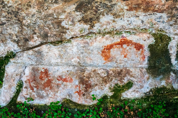 Pictographs in Canyonlands National Park, Needles District, Utah