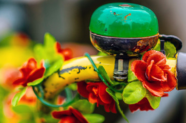 Naklejka premium A Decorated Dutch Bike