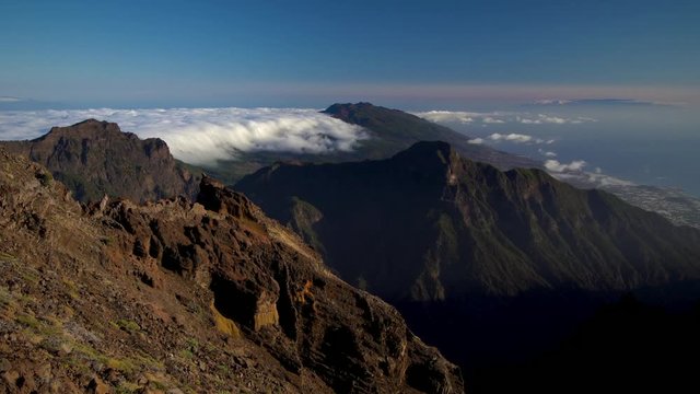 Time Lapse caldera nubes en Canarias