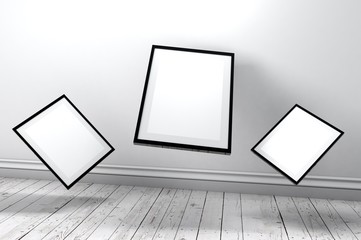 Floating Photo Frame Mockup