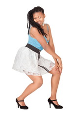 Naklejka premium african girl