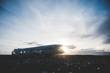 plane wreckage Iceland