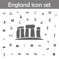 Stonehenge stones icon. England icons universal set for web and mobile