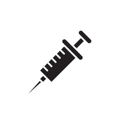 flat glyph injection icon. Logo element illustration. injection design. vector eps 10 . injection concept. Can be used in web and mobile .