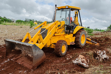 Bulldozer At Work