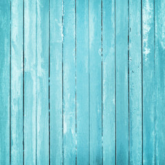 Vintage painted wooden wall background, texture of blue pastel color with natural patterns for design art work.