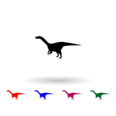 Sellosaurus multi color icon. Simple glyph, flat vector of dinosaur icons for ui and ux, website or mobile application
