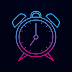 Alarm clock nolan icon. Simple thin line, outline vector of education icons for ui and ux, website or mobile application