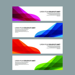 Vector Abstract design banner web template