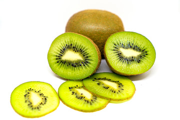 Fototapeta premium Kiwi fruit isolated on white background