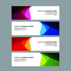 Vector Abstract design banner web template