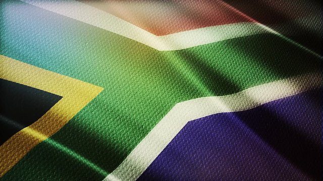 Flag of South Africa 3D