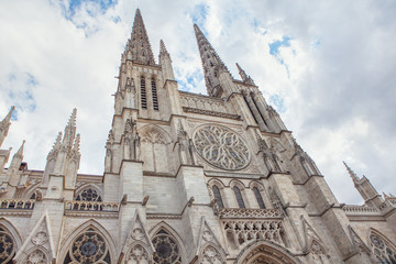Fototapeta na wymiar Saint Andre Catholic Cathedral in Bordeaux France