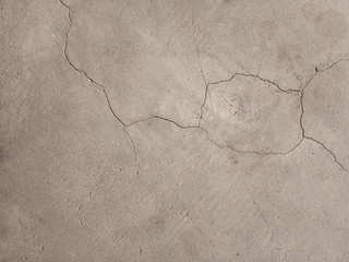 Cracked concrete wall texture
