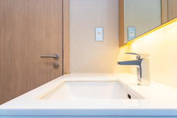 Water faucet and sink decoration interior