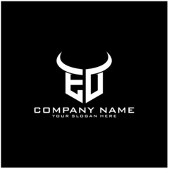 Letter ED logo icon design template elements