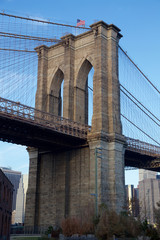 Brooklyn Bridge am Morgen