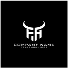 Letter FA logo icon design template elements