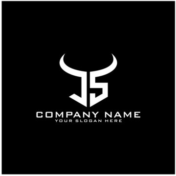 Letter JS logo icon design template elements