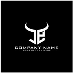 Letter JE logo icon design template elements