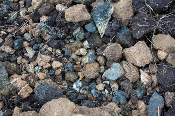 Abstract soil background. Soil pattern.