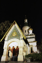 Fototapeta na wymiar ブルガリア　聖ニコライ ロシア教会