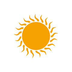 sun icon vector design symbol