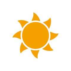 sun icon vector design symbol