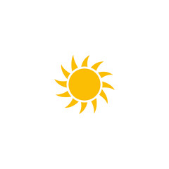 sun icon vector design symbol