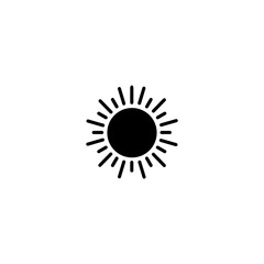 sun icon vector design symbol