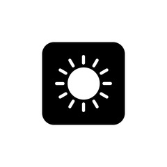 sun icon vector design symbol