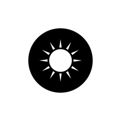 sun icon vector design symbol