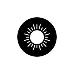 sun icon vector design symbol