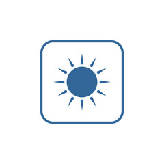 sun icon vector design symbol