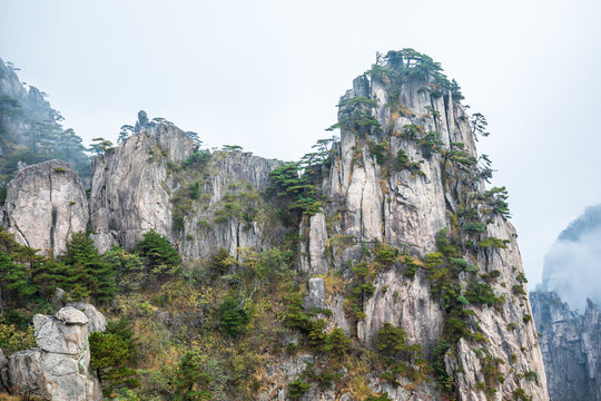 China Huangshan Scenic Area Landscape