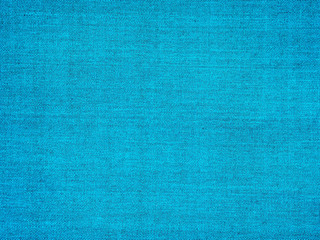 Close up blue fabric background.