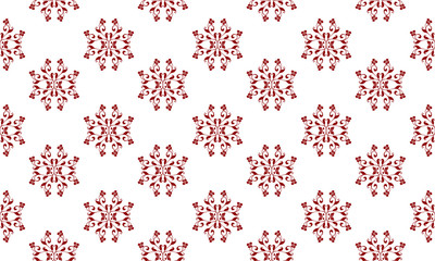 Vintage traditional leaf flower, isolated on white background.