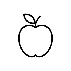 apple fruit icon vector design template