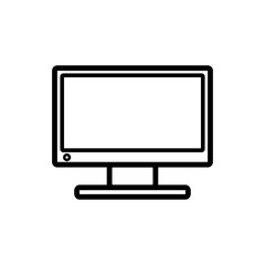 monitor - led icon vector design template