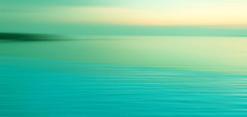 Naklejka na ściany i meble Blurred background of refraction in water