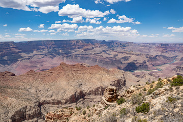 Grand Canyon nature footage in Arizona USA shot during the semmer