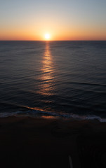 ocean at sunrise 