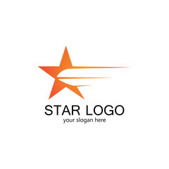 star logo template vector icon illustration design-vector