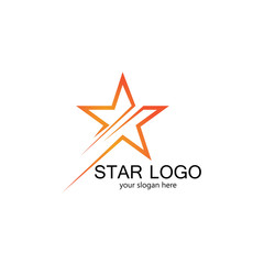 star logo template vector icon illustration design-vector