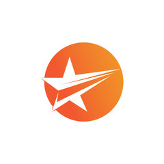 Fototapeta premium star logo template vector icon illustration design-vector
