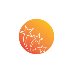 star logo template vector icon illustration design-vector