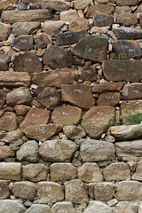 indian ancient stone wall background