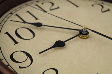 Old round vintage clock