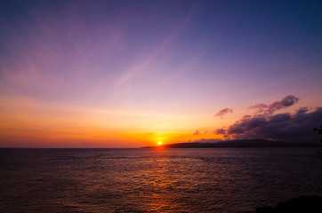 sunrise over the sea - East Java, Indonesia
