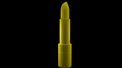 yellow lipstick